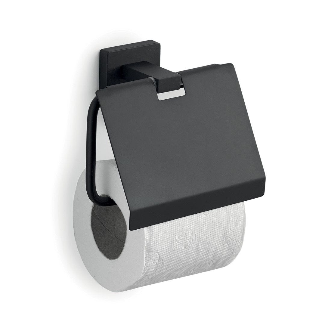 Porte-papier toilette noir, porte-rouleau de papier toilette en