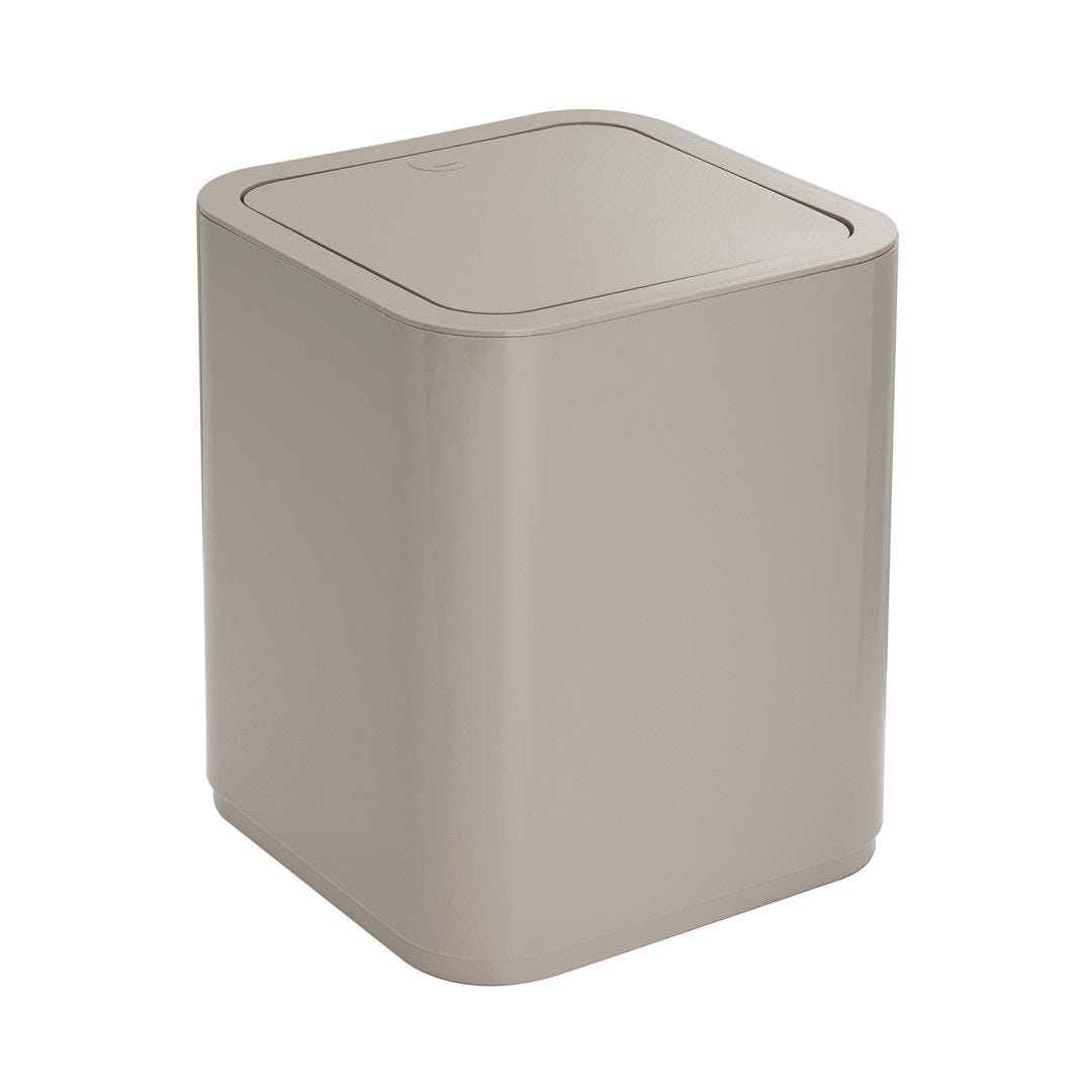 Poubelle WC / Salle de bain Cube - Inox - 3L - Argent
