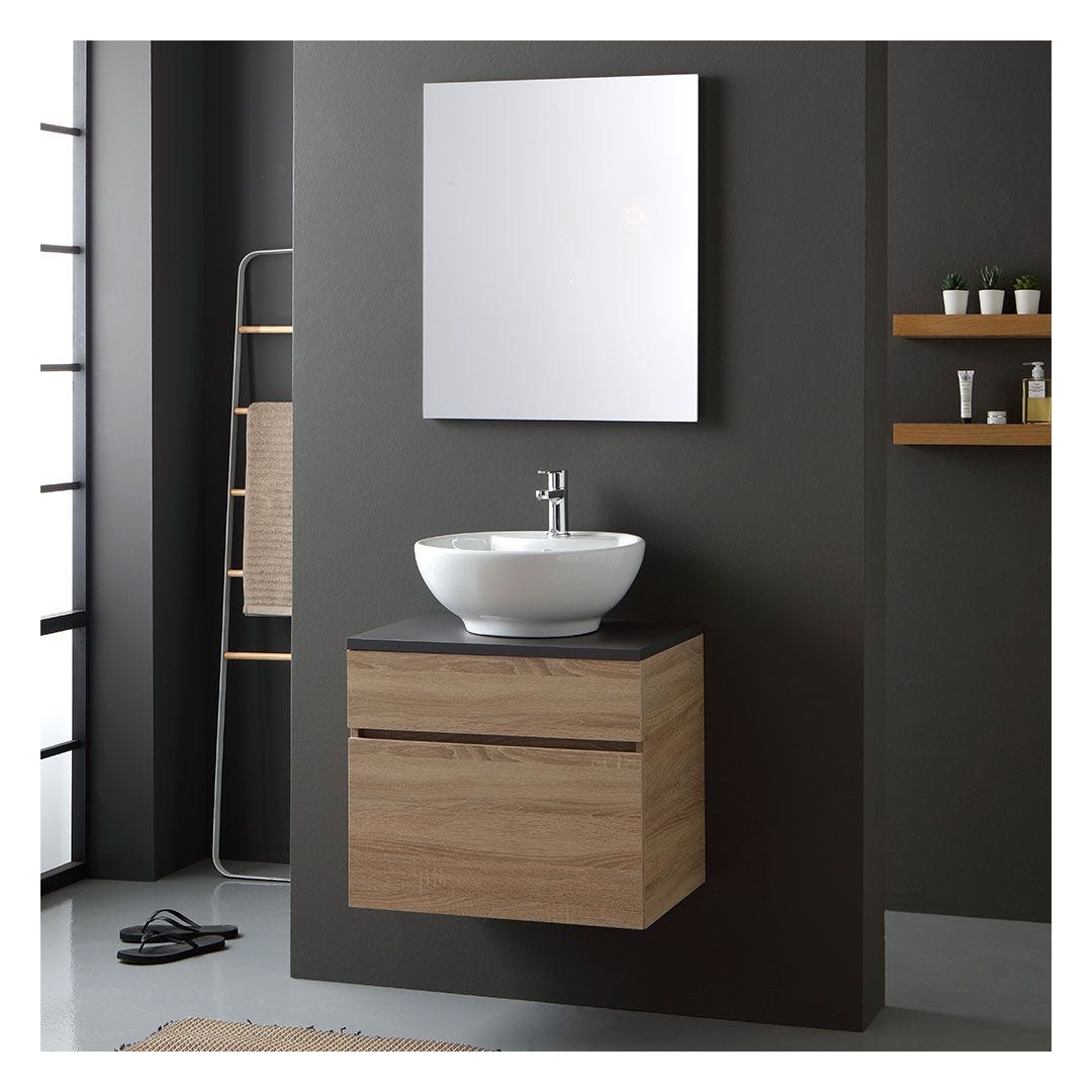 Meuble de salle de bain cache bidet