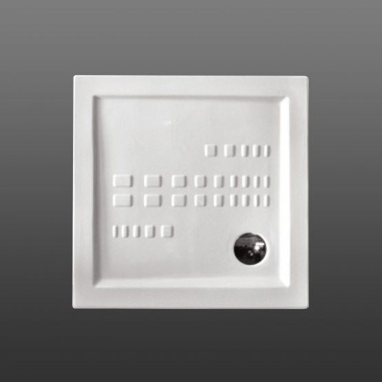 RECEVEUR DE DOUCHE PLAT EN CÉRAMIQUE | LINEA