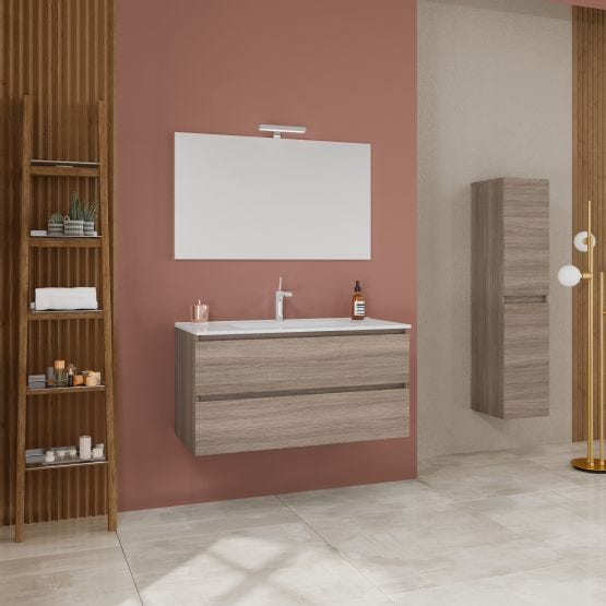 Mobile per bagno Berlin 100cm con 2 cassetti