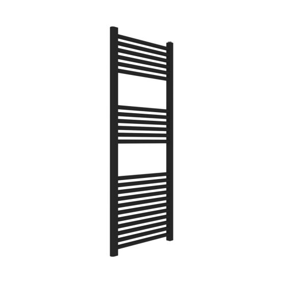 Radiateur salle de bains en acier noir 60x120