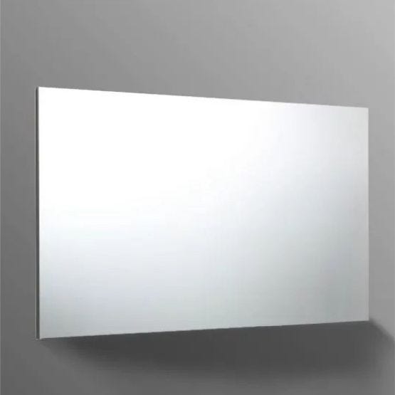 Specchio da parete rettangolare con telaio posteriore 120x60