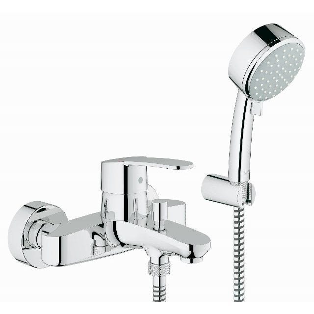 MITIGEUR MONOCOMMANDE EXTERNE BAIGNOIRE ET DOUCHE EUROSTYLE COSMO GROHE AVEC DOTATION DOUCHE 