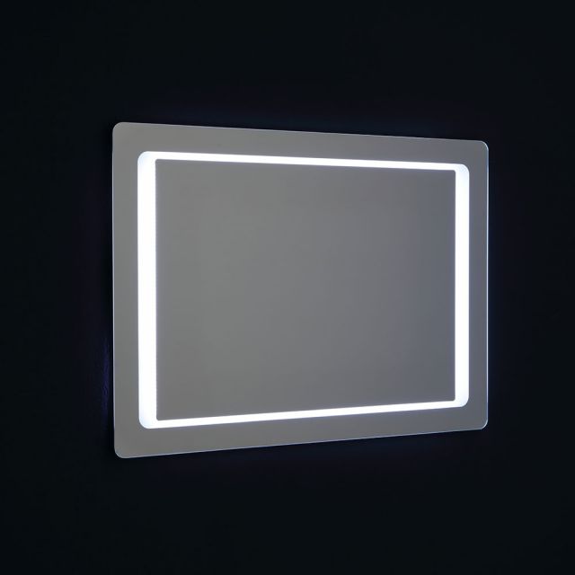 MIROIR 100x70 DE SALLE DE BAIN RÉTROÉCLAIRÉ AVEC LED RÉVERSIBLE