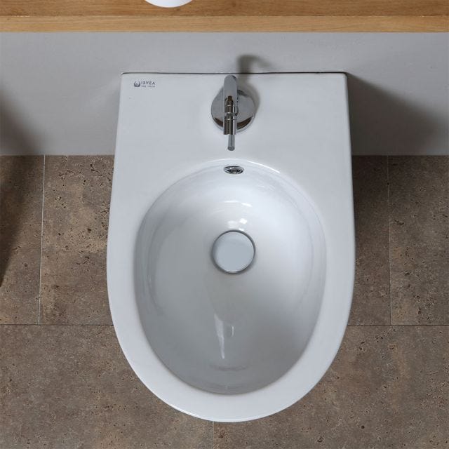 BIDET MURAL EN CÉRAMIQUE BLANCHE | TUCKETT