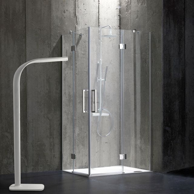 CABINE DE DOUCHE 80X120 EN VERRE 6 MM SANS STRUCTURE | LONDON