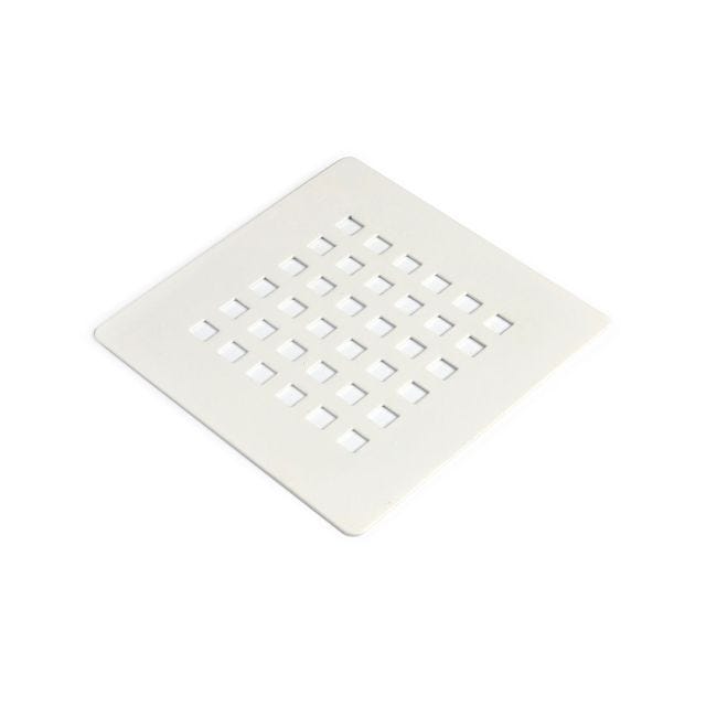 GRILLE POUR ÉVACUATION DE DOUCHE EN ACIER INOXYDABLE BLANC | MUSE