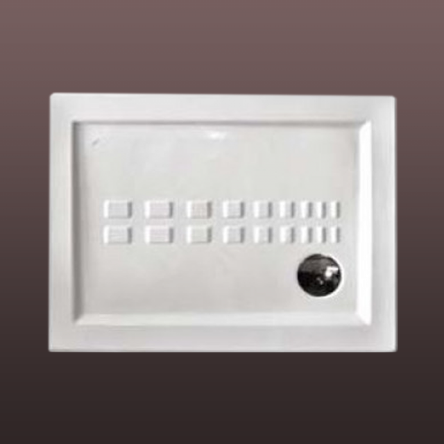 RECEVEUR DE DOUCHE TRADITIONNEL 70X100 EXTRA PLAT EN CÉRAMIQUE GAMME LINEA