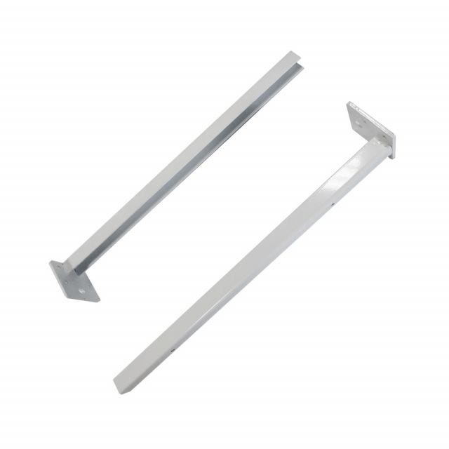 JEU DE 2 SUPPORTS D'ÉTAGÈRE EN MÉTAL 40CM