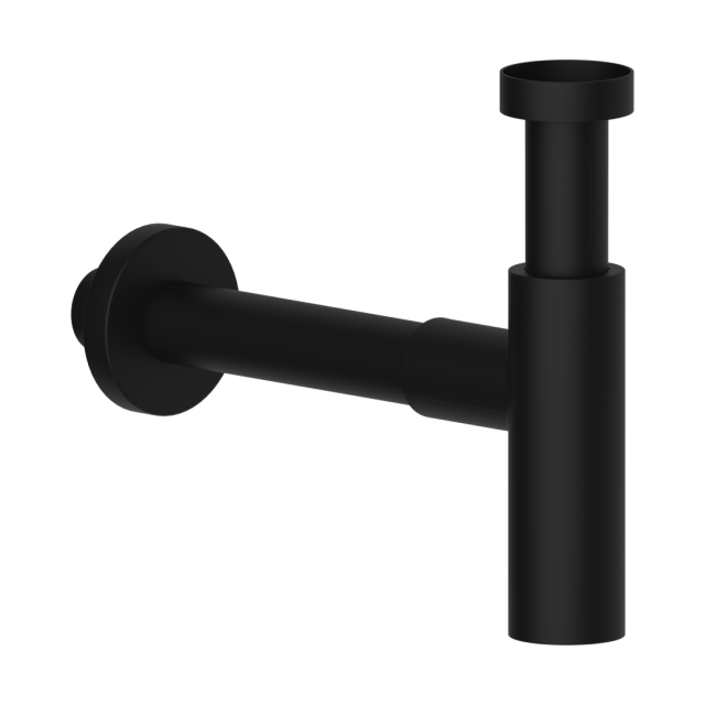 SIPHON ROND EN LAITON NOIR MAT